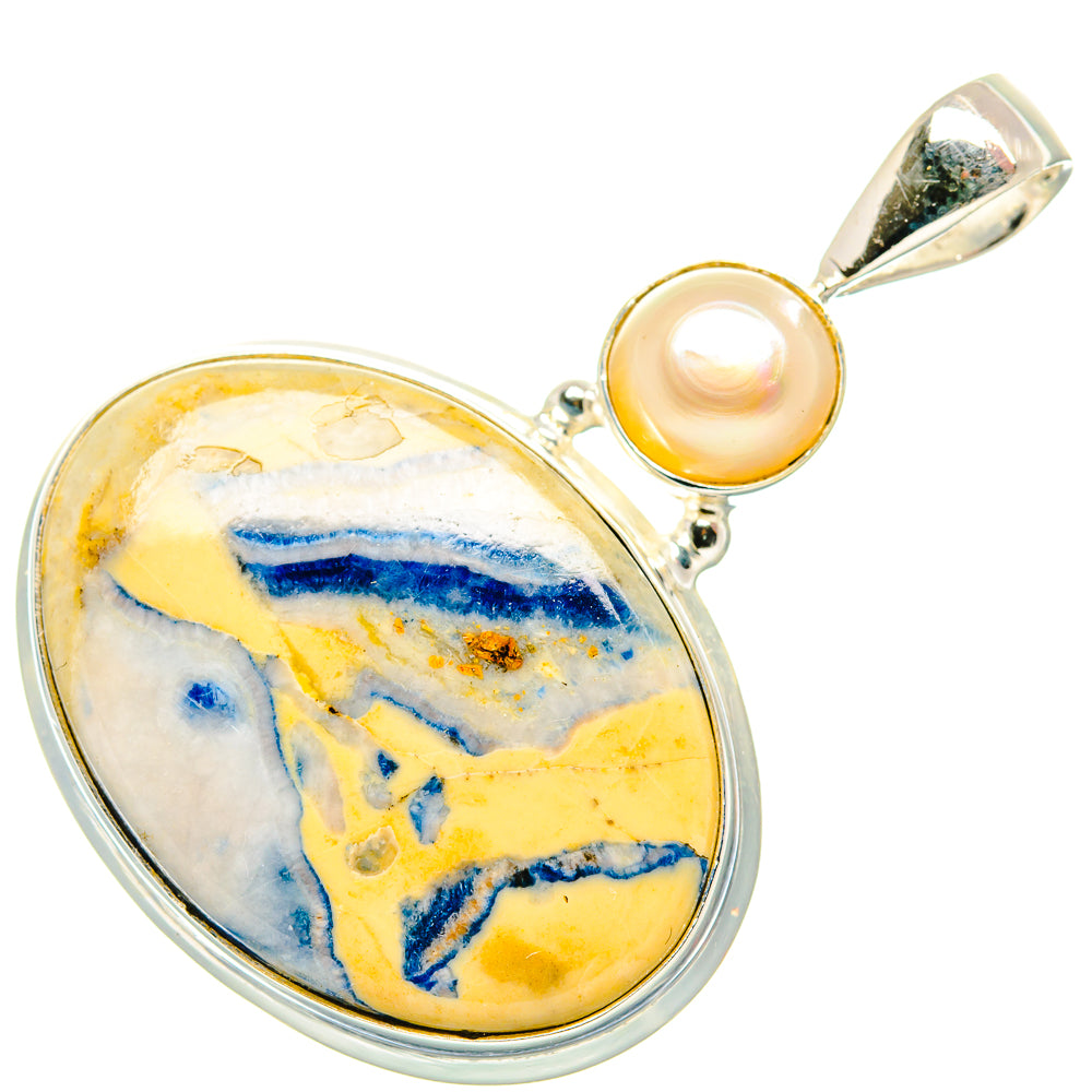 Blue Scheelite Pendants handcrafted by Anasilvercos - PD34936 - Photo 2