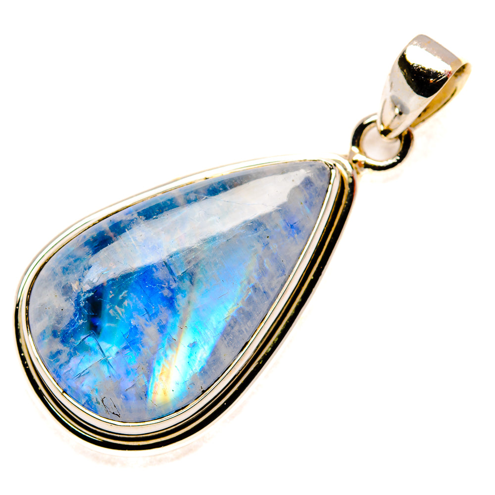 Rainbow Moonstone Pendants handcrafted by Anasilvercos - PD34940 - Photo 2
