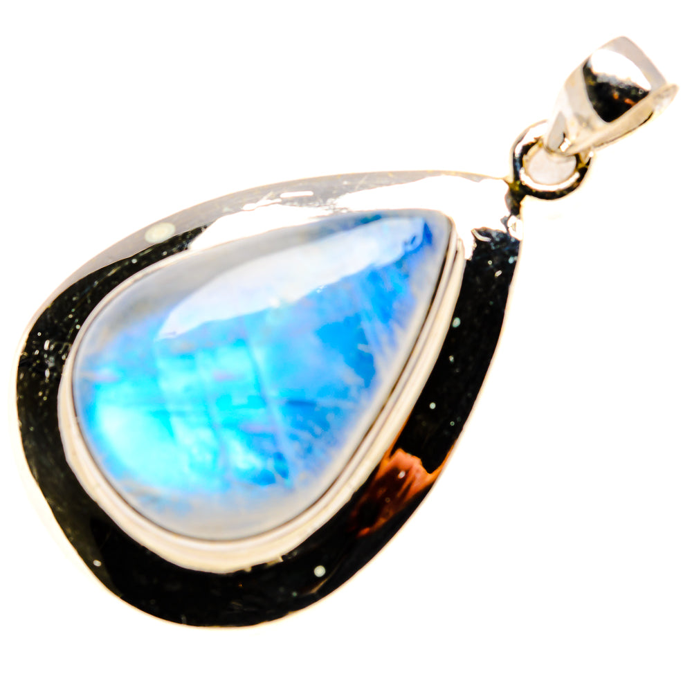 Rainbow Moonstone Pendants handcrafted by Anasilvercos - PD34947 - Photo 2