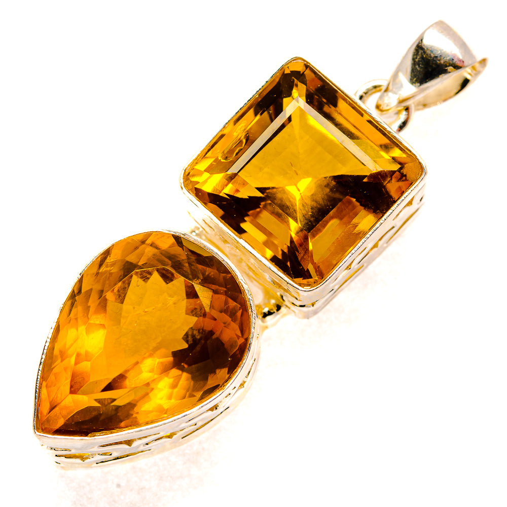 Citrine Pendants handcrafted by Anasilvercos - PD34949 - Photo 2