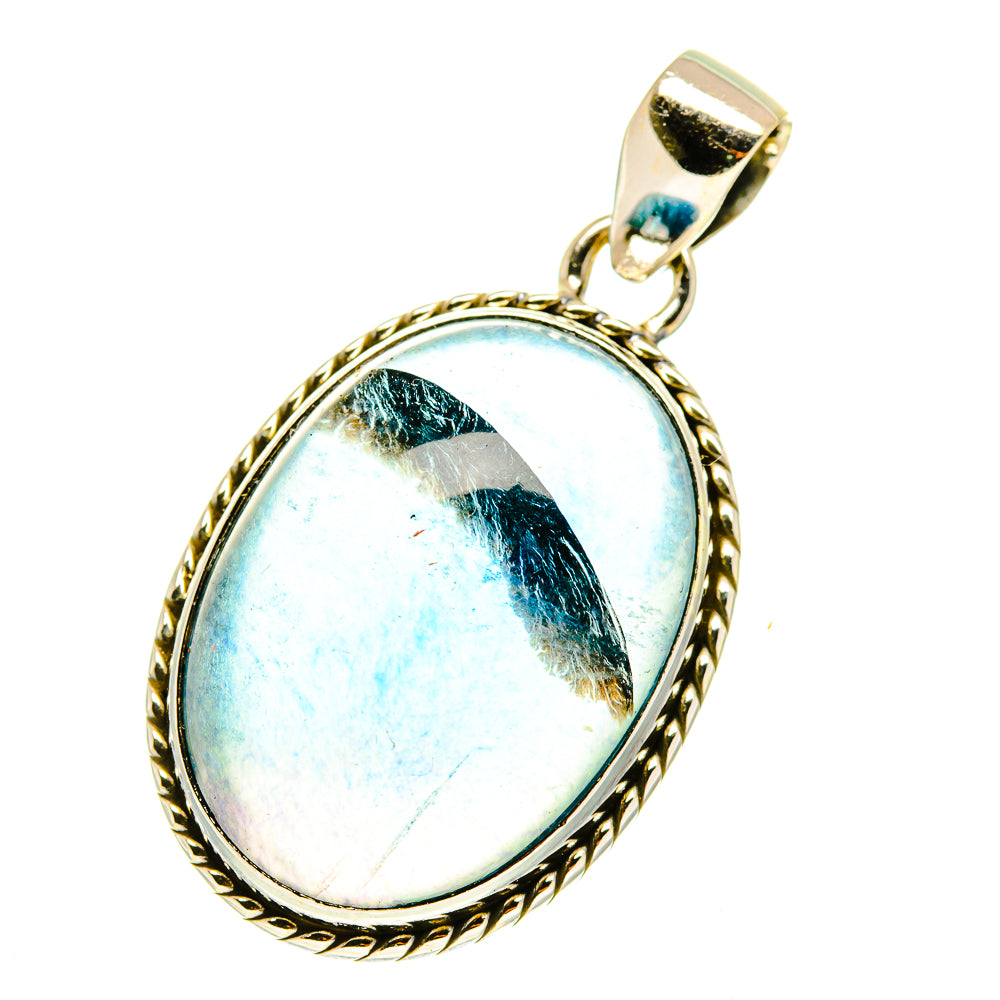 Blue Fluorite Pendants handcrafted by Anasilvercos - PD3495