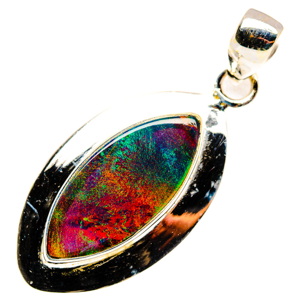 Aura Opal Pendants handcrafted by Anasilvercos - PD34951 - Photo 2