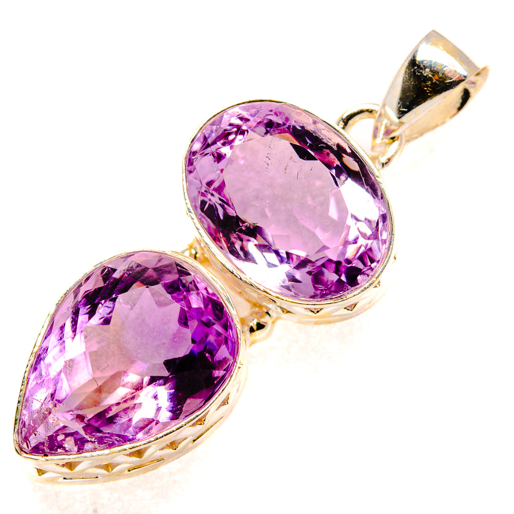 Amethyst Pendants handcrafted by Anasilvercos - PD34953 - Photo 2