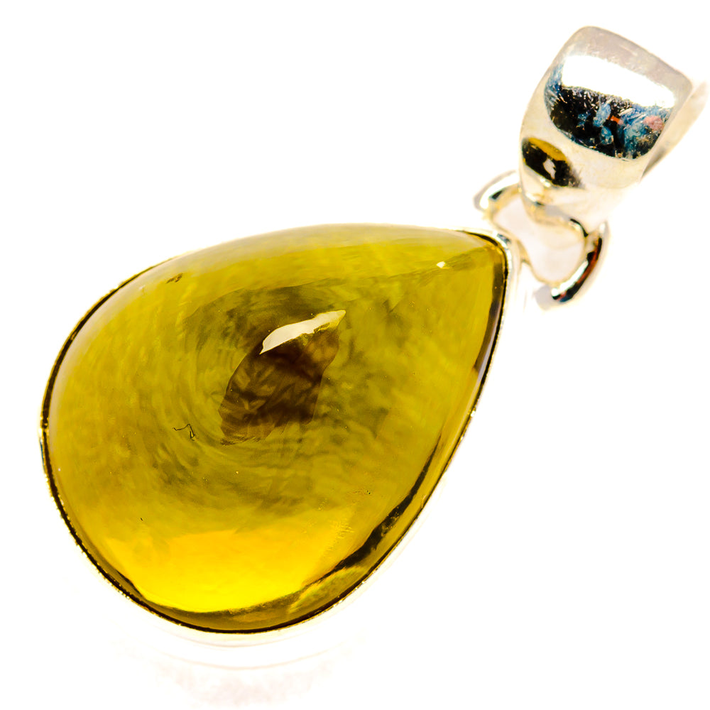 Green Tourmaline Pendants handcrafted by Anasilvercos - PD34962 - Photo 2