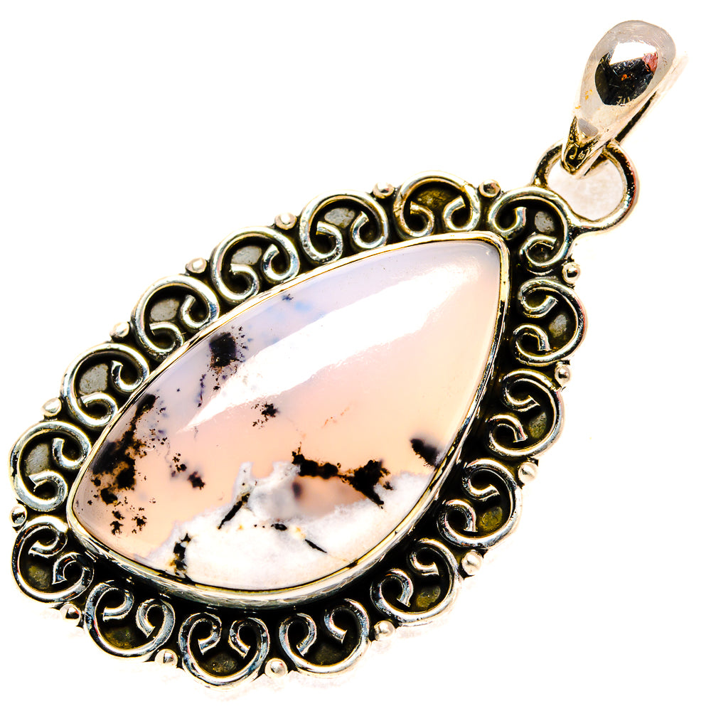 Dendritic Opal Pendants handcrafted by Anasilvercos - PD34964 - Photo 2