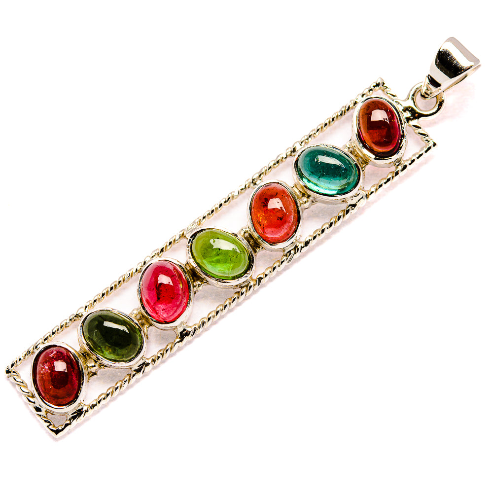 Tourmaline Pendants handcrafted by Anasilvercos - PD34977 - Photo 2