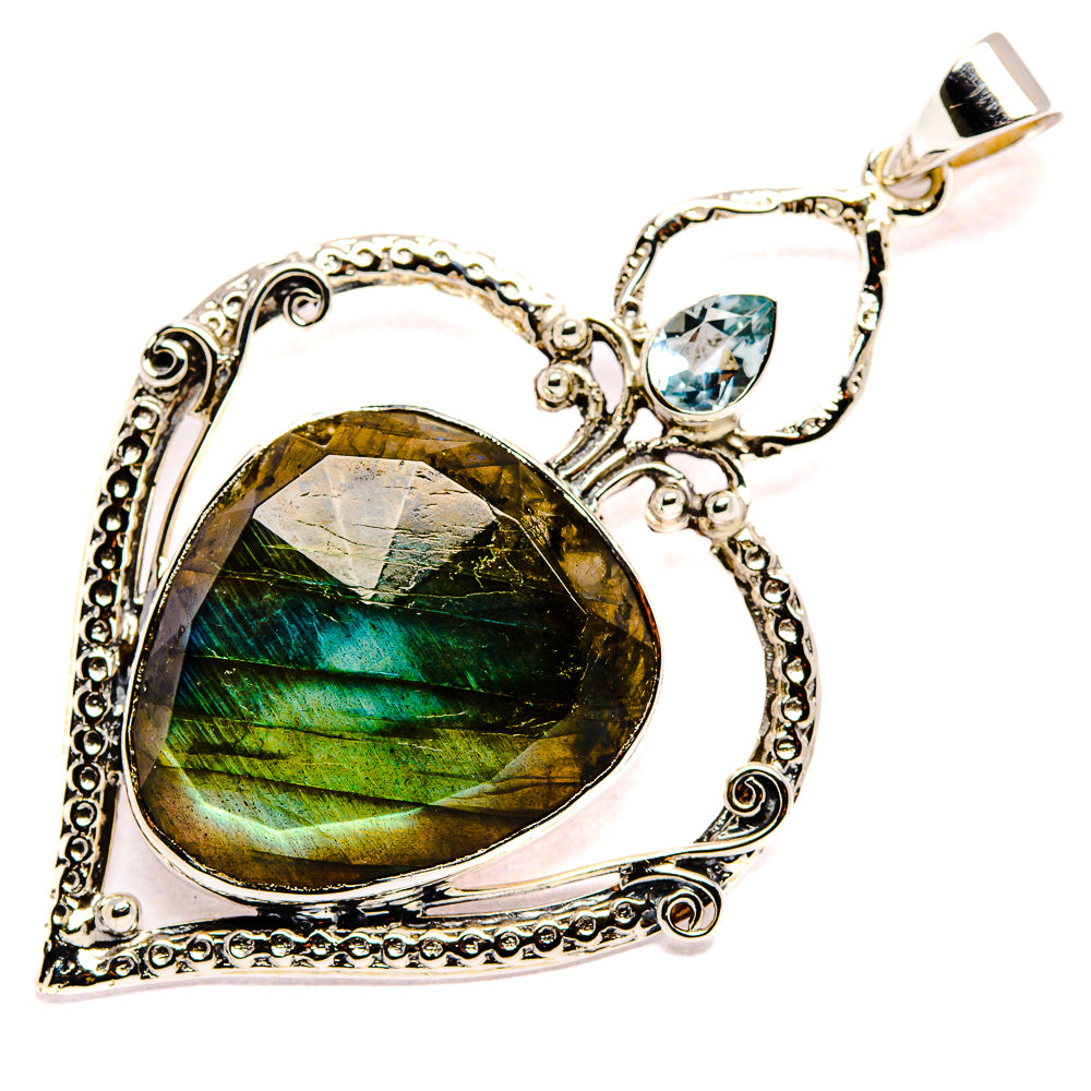 Labradorite Pendants handcrafted by Anasilvercos - PD34980 - Photo 2
