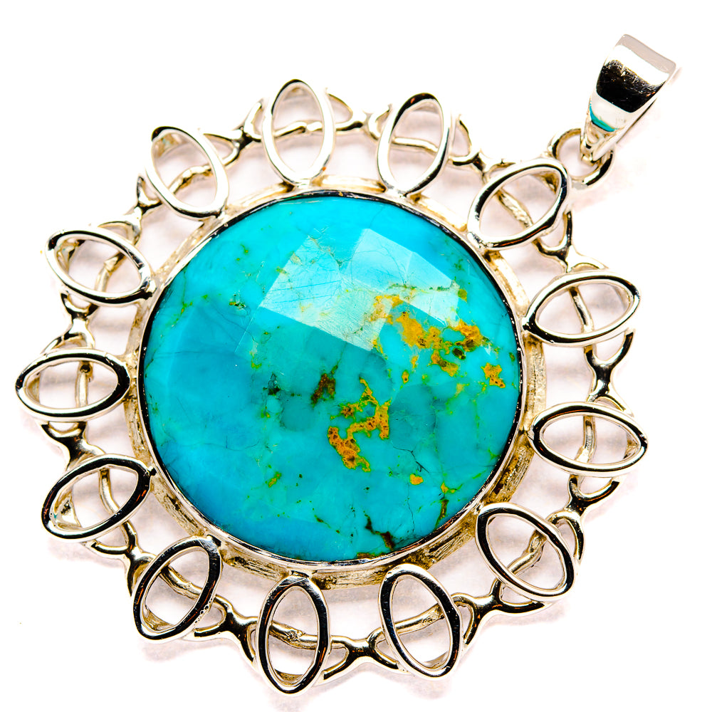 Arizona Turquoise Pendants handcrafted by Anasilvercos - PD34991 - Photo 2