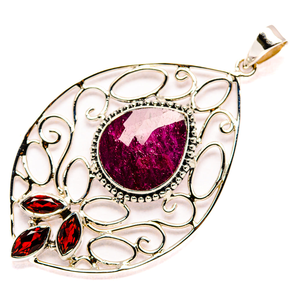 Ruby Pendants handcrafted by Anasilvercos - PD34993 - Photo 2