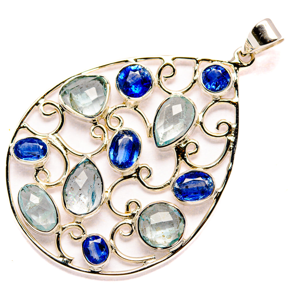 Aquamarine Pendants handcrafted by Anasilvercos - PD34994 - Photo 2