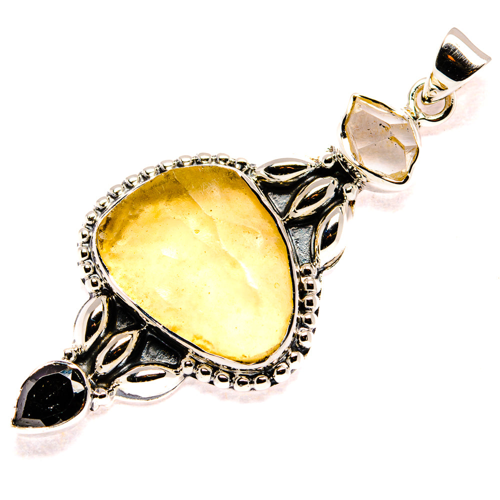 Citrine Pendants handcrafted by Anasilvercos - PD35001 - Photo 2