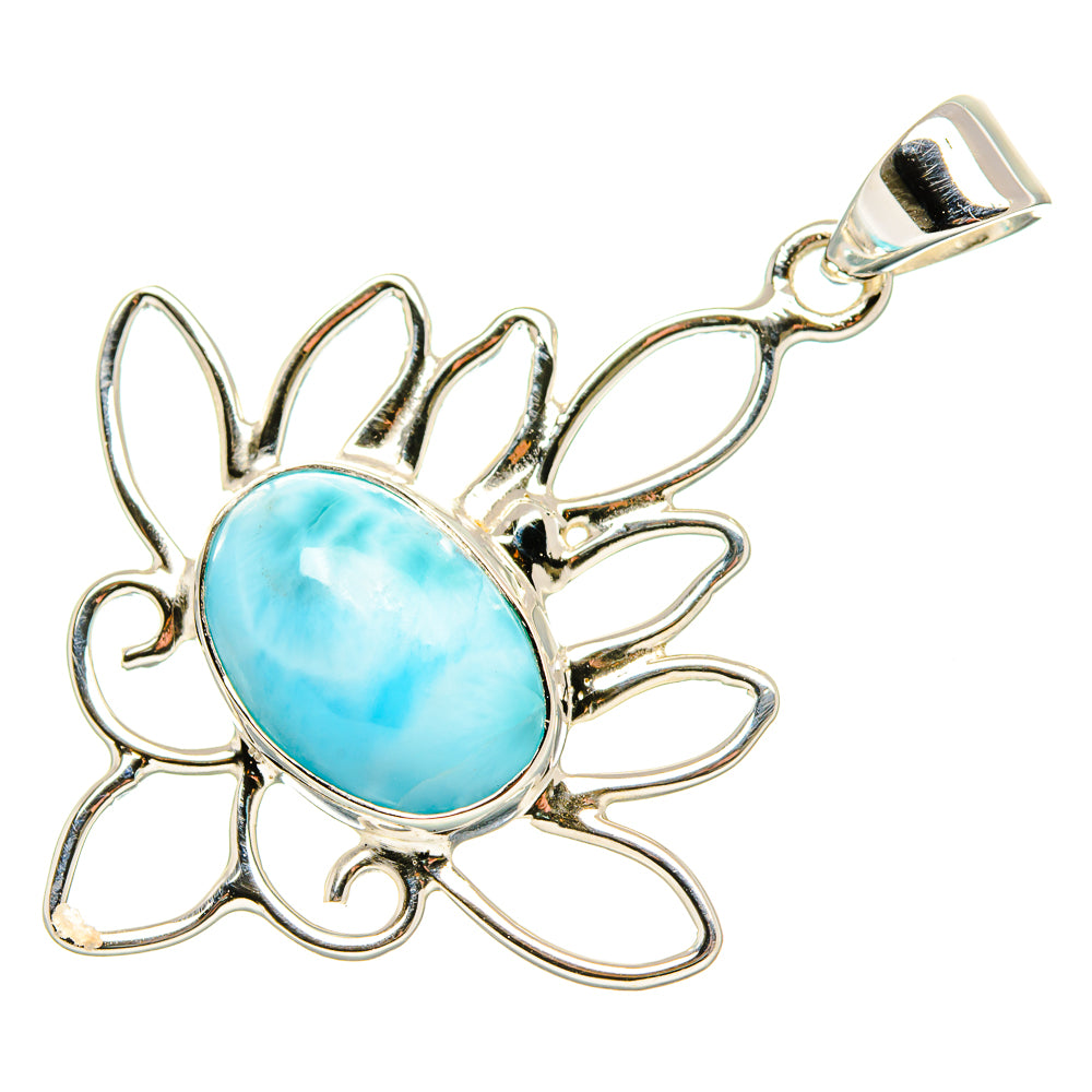 Larimar Pendants handcrafted by Anasilvercos - PD35010 - Photo 2