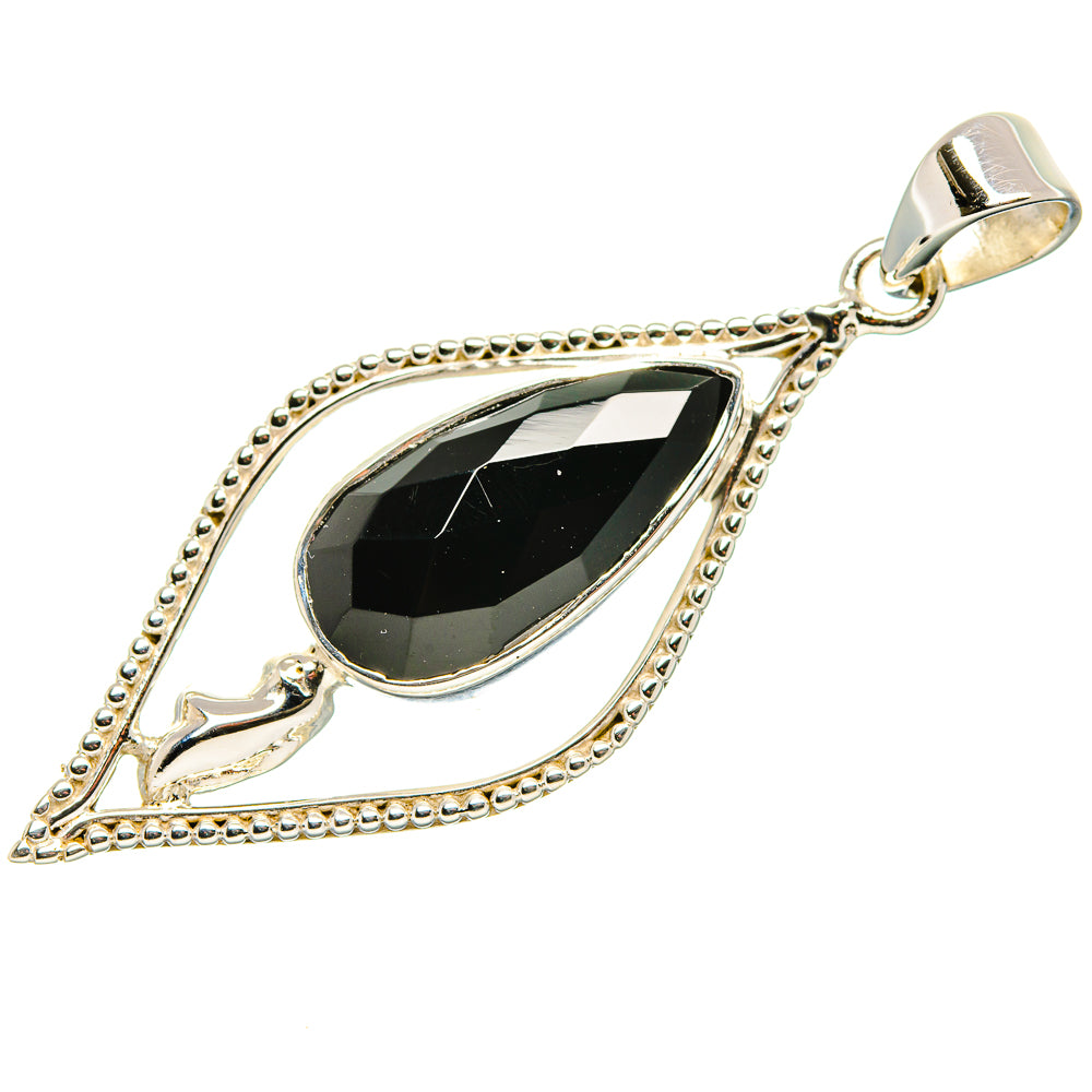 Black Onyx Pendants handcrafted by Anasilvercos - PD35013 - Photo 2