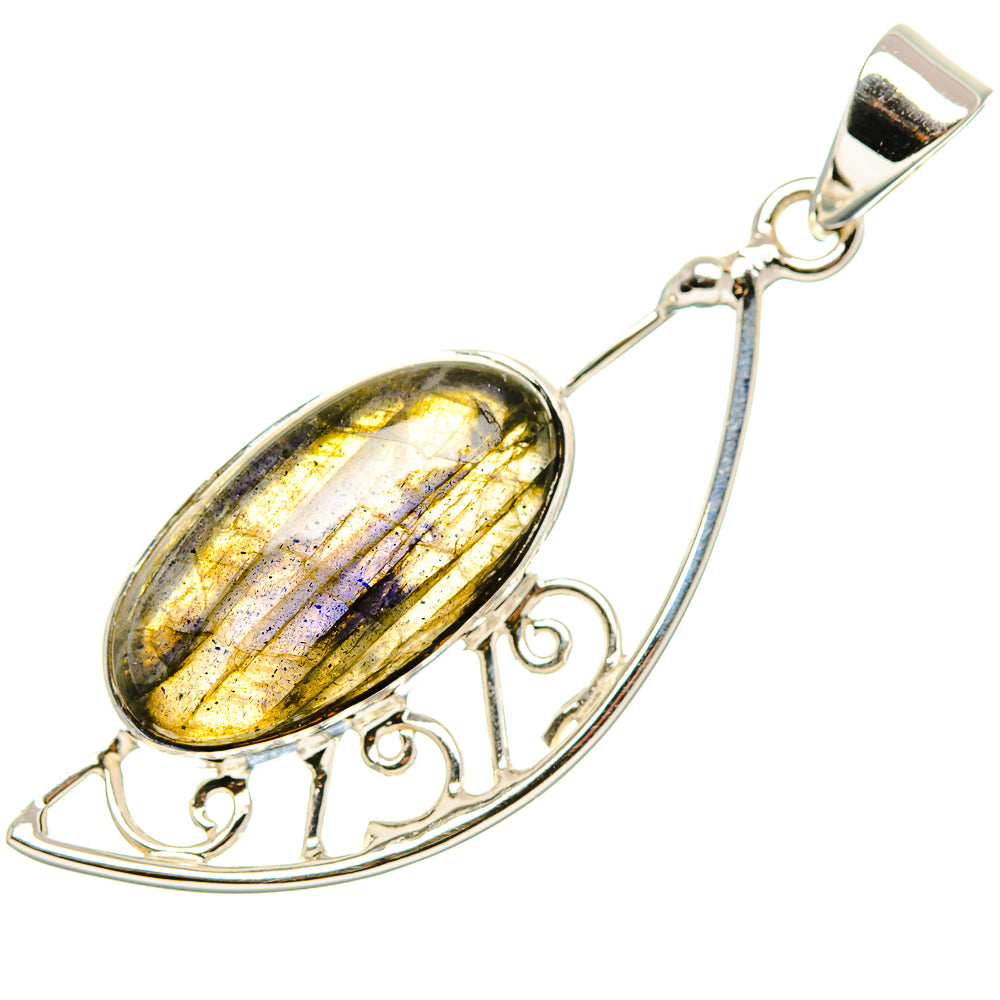 Labradorite Pendants handcrafted by Anasilvercos - PD35018 - Photo 2