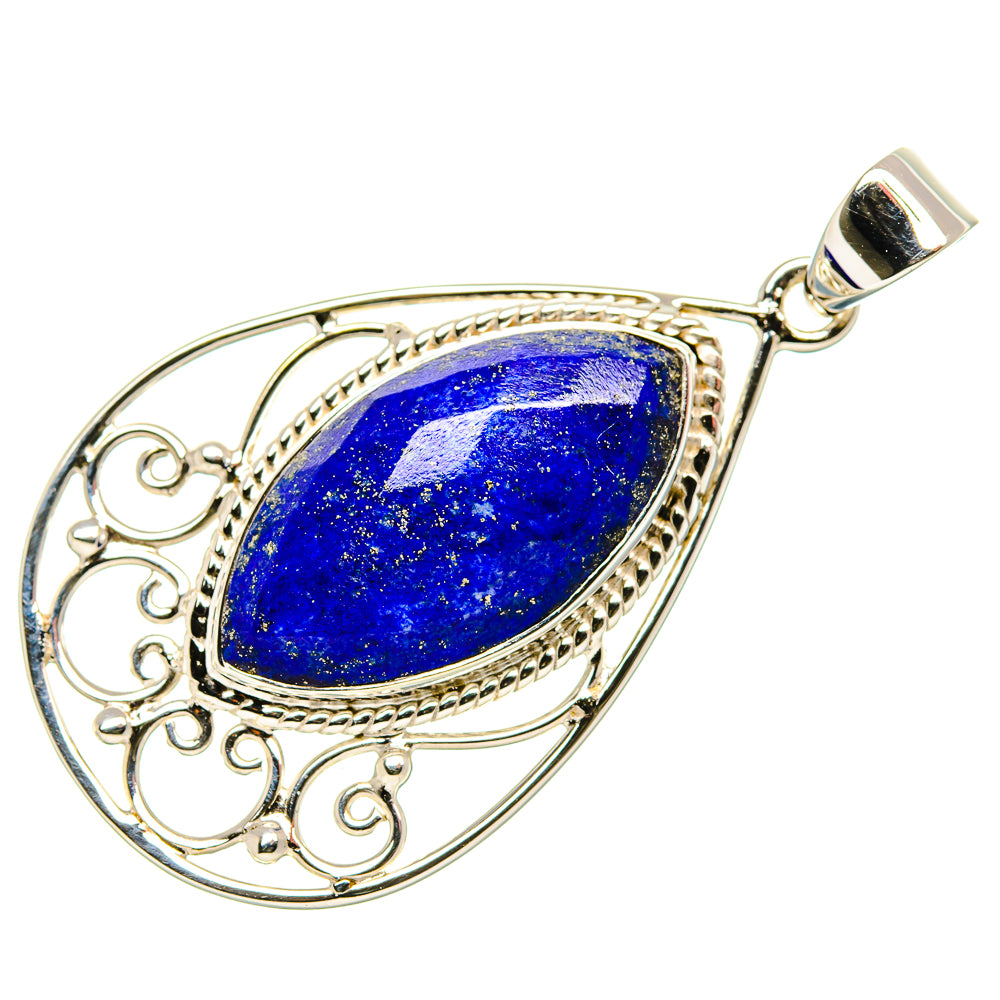Lapis Lazuli Pendants handcrafted by Anasilvercos - PD35020 - Photo 2