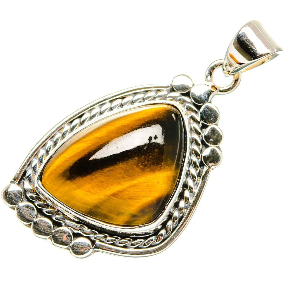 Tiger Eye Pendants handcrafted by Anasilvercos - PD35031 - Photo 2
