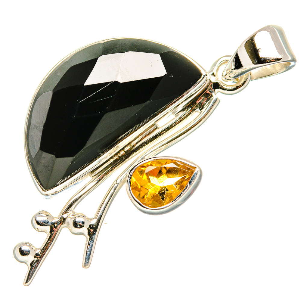 Black Onyx Pendants handcrafted by Anasilvercos - PD35032 - Photo 2