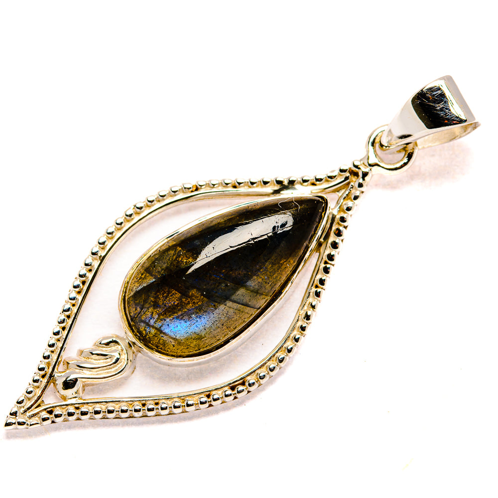 Labradorite Pendants handcrafted by Anasilvercos - PD35076 - Photo 2
