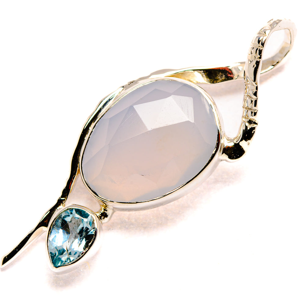 Rainbow Moonstone Pendants handcrafted by Anasilvercos - PD35079 - Photo 2
