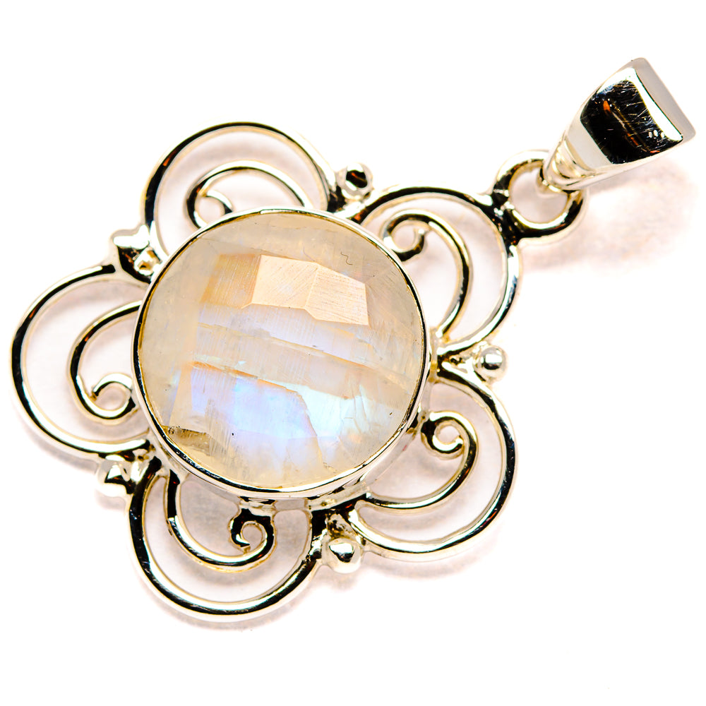 Rainbow Moonstone Pendants handcrafted by Anasilvercos - PD35082 - Photo 2