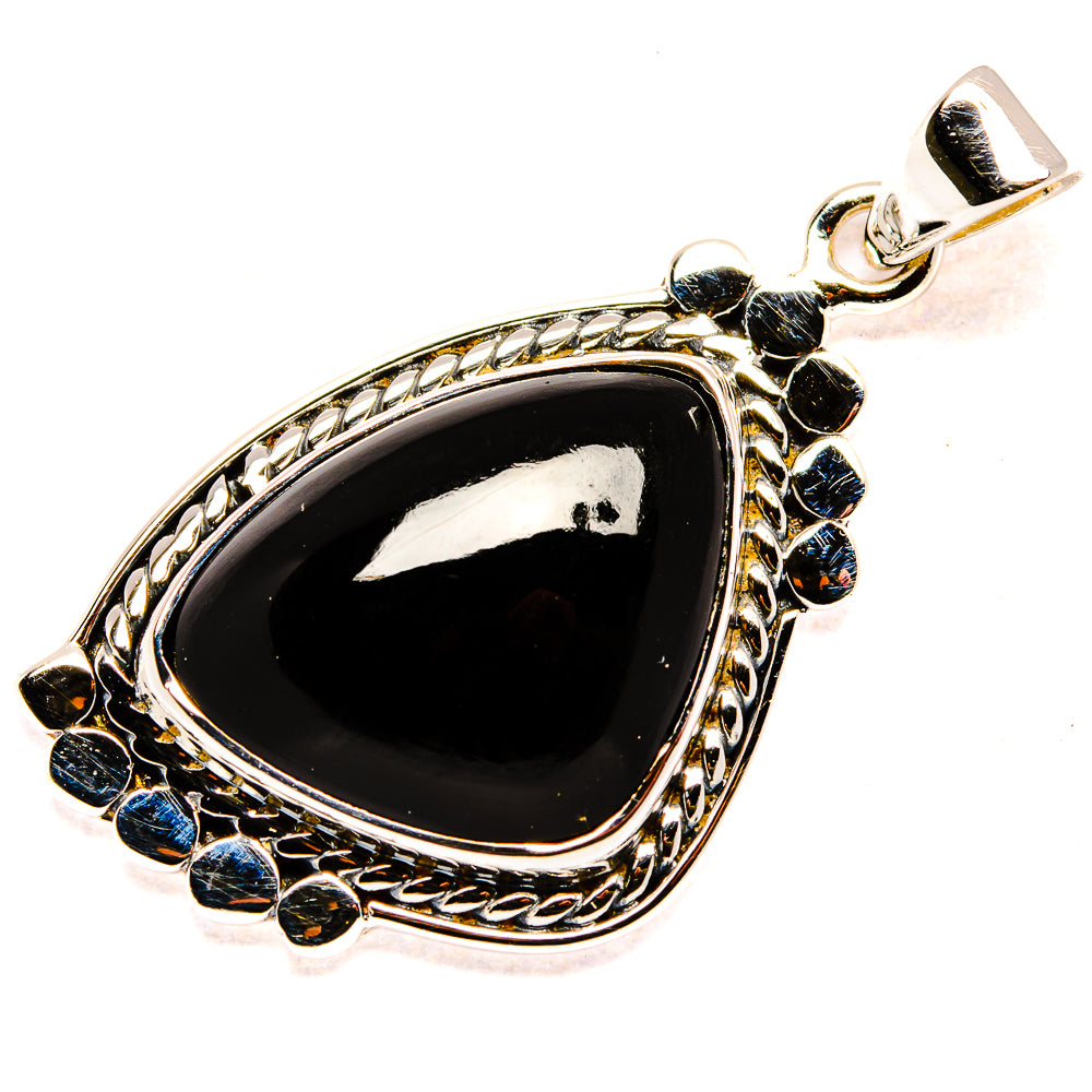 Black Onyx Pendants handcrafted by Anasilvercos - PD35087 - Photo 2