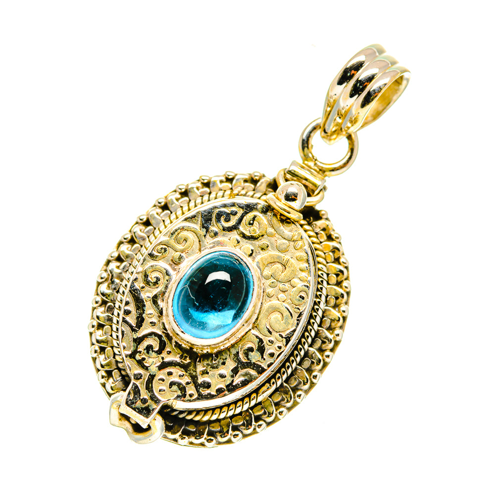 Blue Fluorite Pendants handcrafted by Anasilvercos - PD3509