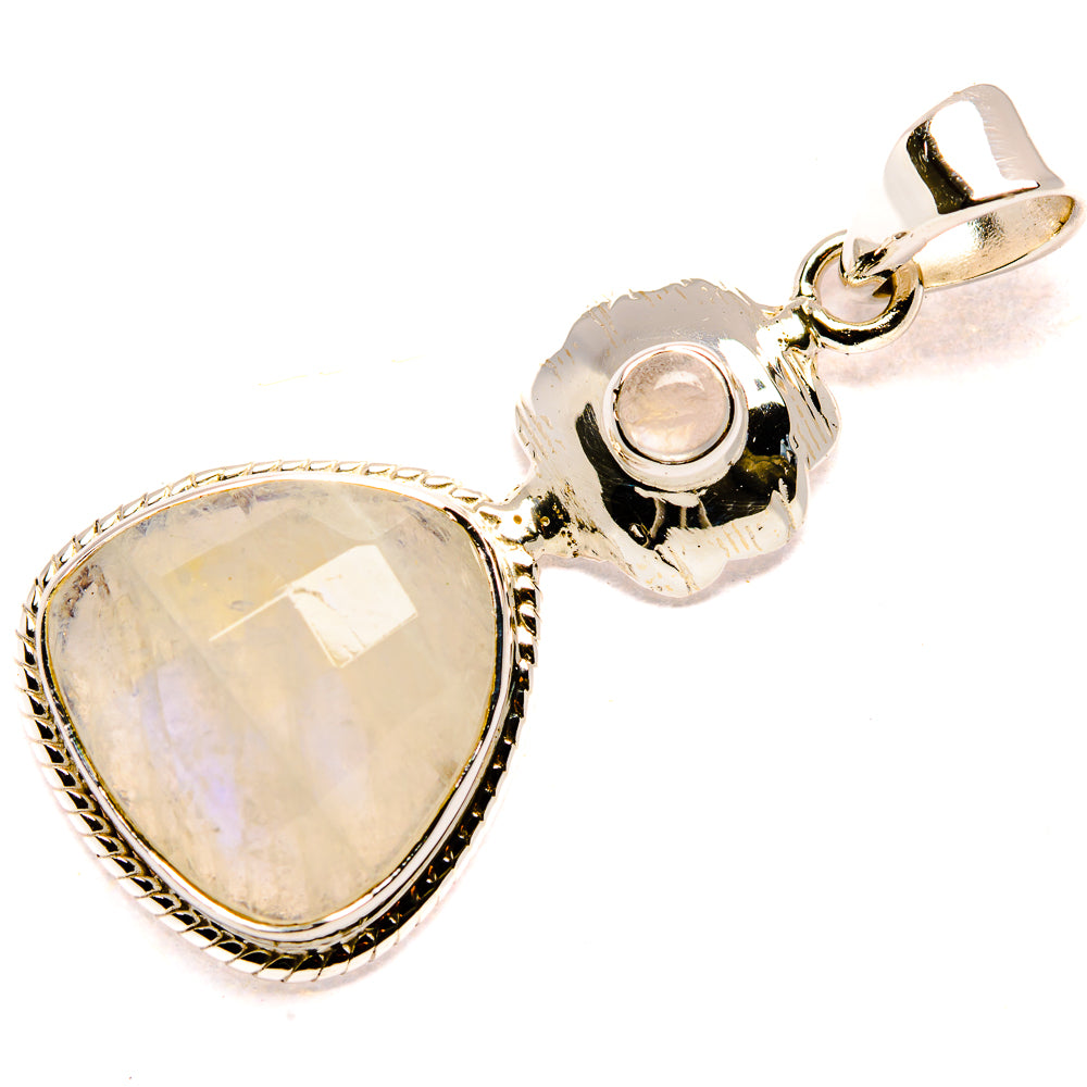 Rainbow Moonstone Pendants handcrafted by Anasilvercos - PD35095 - Photo 2