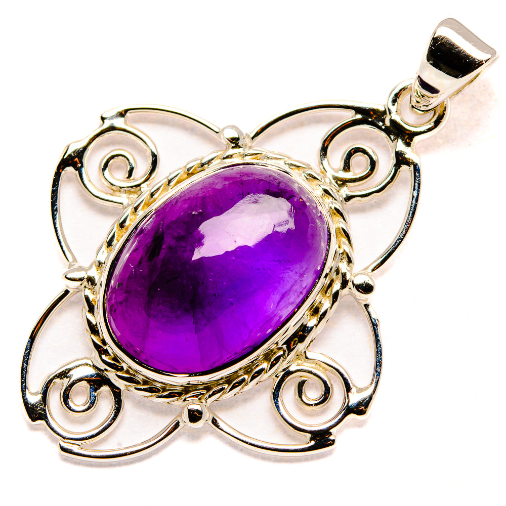 Amethyst Pendants handcrafted by Anasilvercos - PD35104 - Photo 2