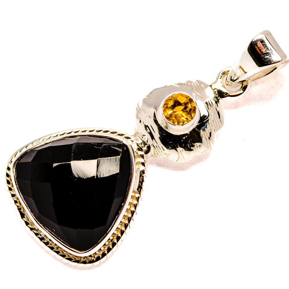 Black Onyx Pendants handcrafted by Anasilvercos - PD35109 - Photo 2