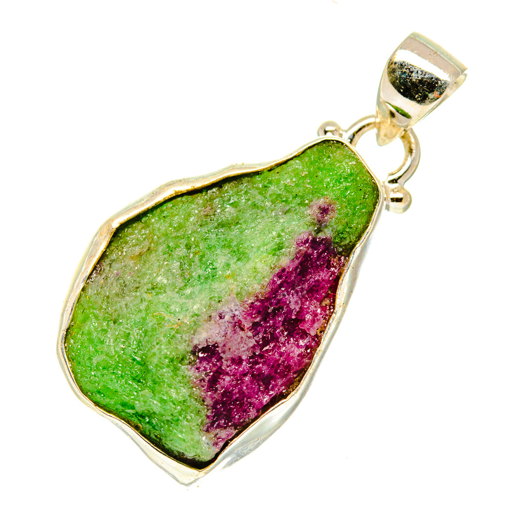 Ruby Zoisite Pendants handcrafted by Anasilvercos - PD3512 - Photo 2
