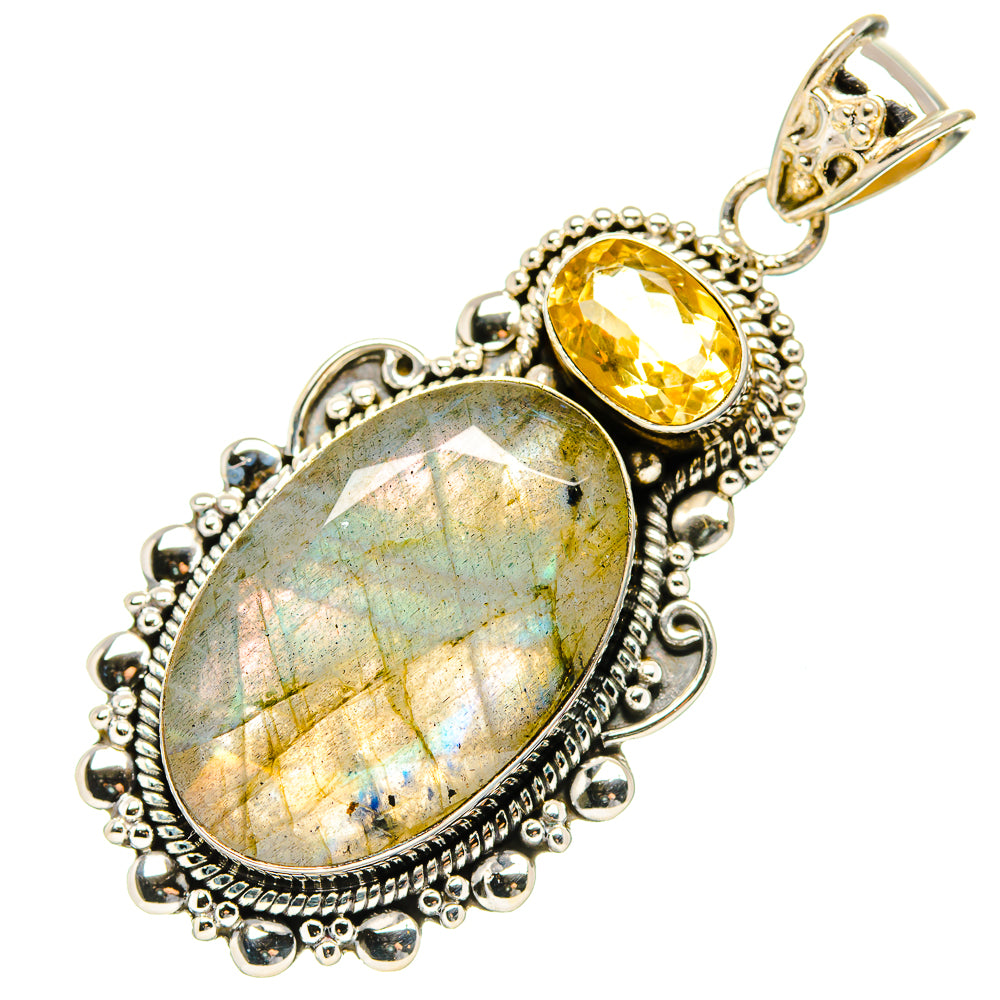 Labradorite Pendants handcrafted by Anasilvercos - PD35138 - Photo 2