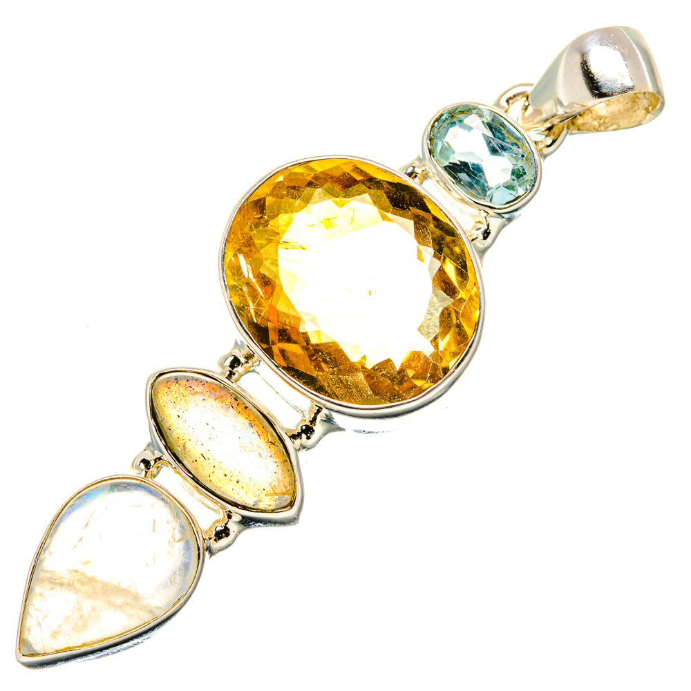 Citrine Pendants handcrafted by Anasilvercos - PD35143 - Photo 2