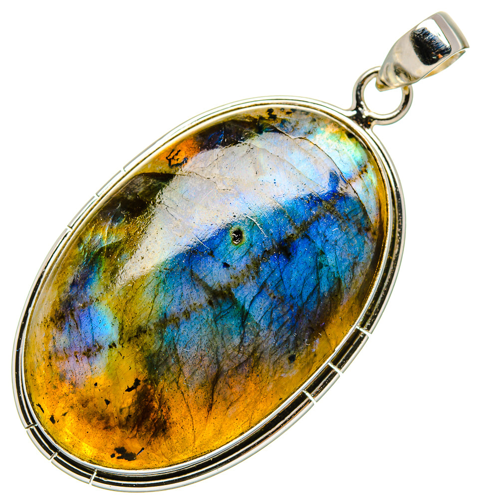 Labradorite Pendants handcrafted by Anasilvercos - PD35147 - Photo 2