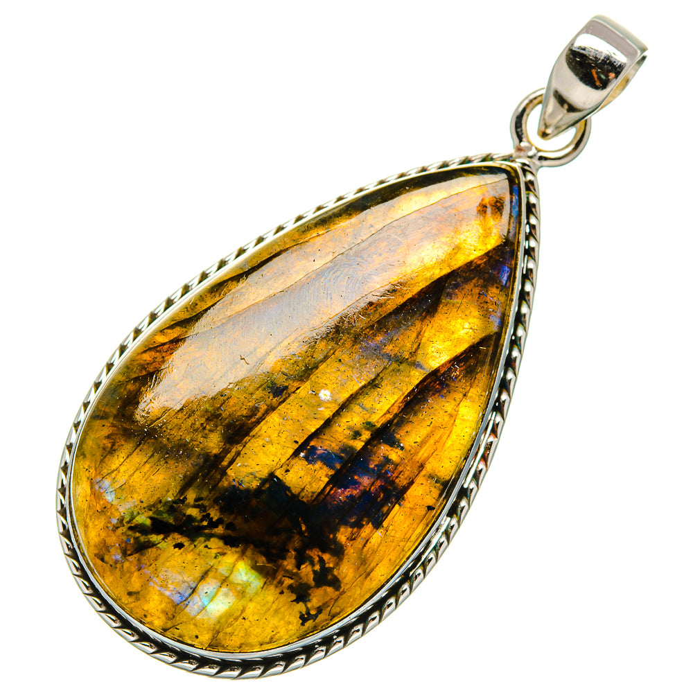Labradorite Pendants handcrafted by Anasilvercos - PD35152 - Photo 2