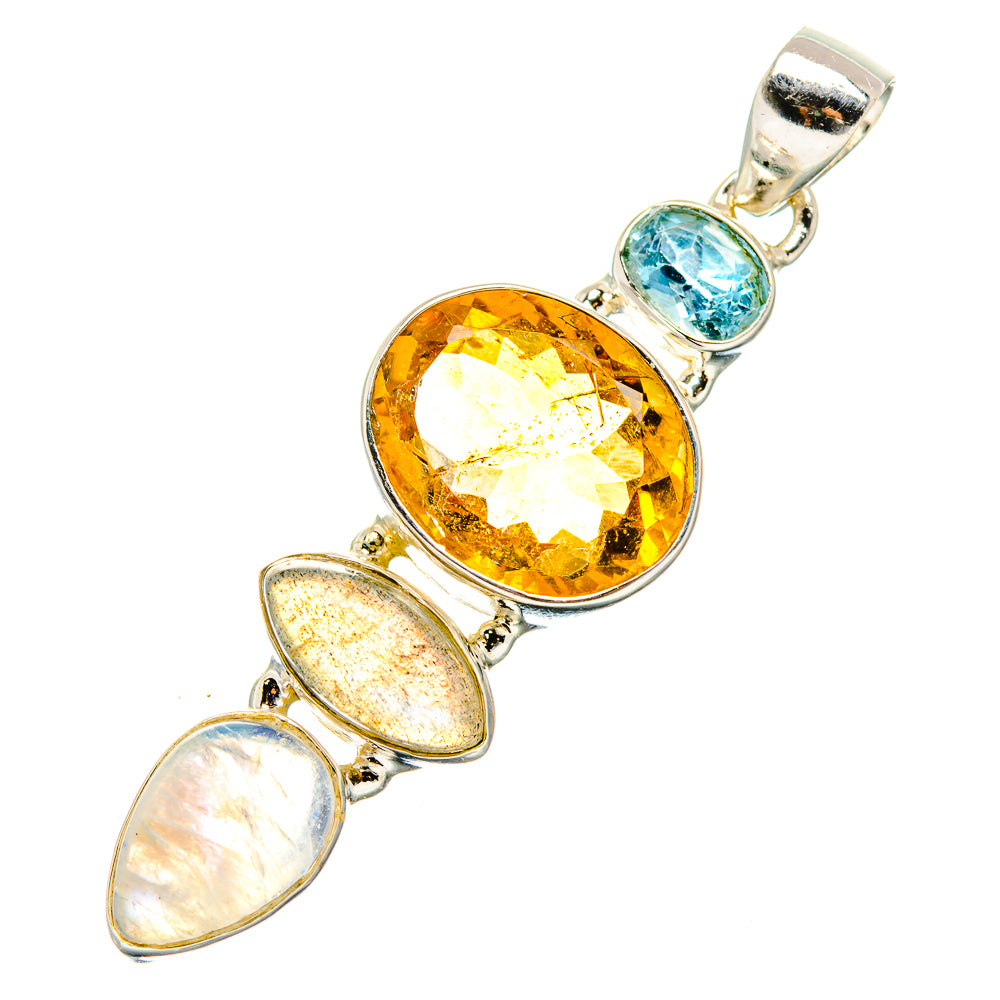 Citrine Pendants handcrafted by Anasilvercos - PD35153 - Photo 2