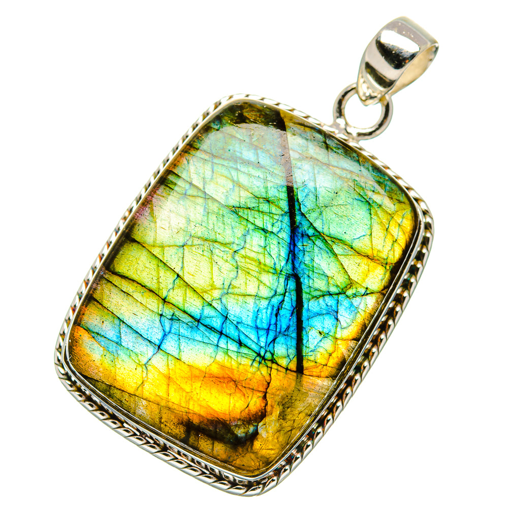 Labradorite Pendants handcrafted by Anasilvercos - PD35154 - Photo 2