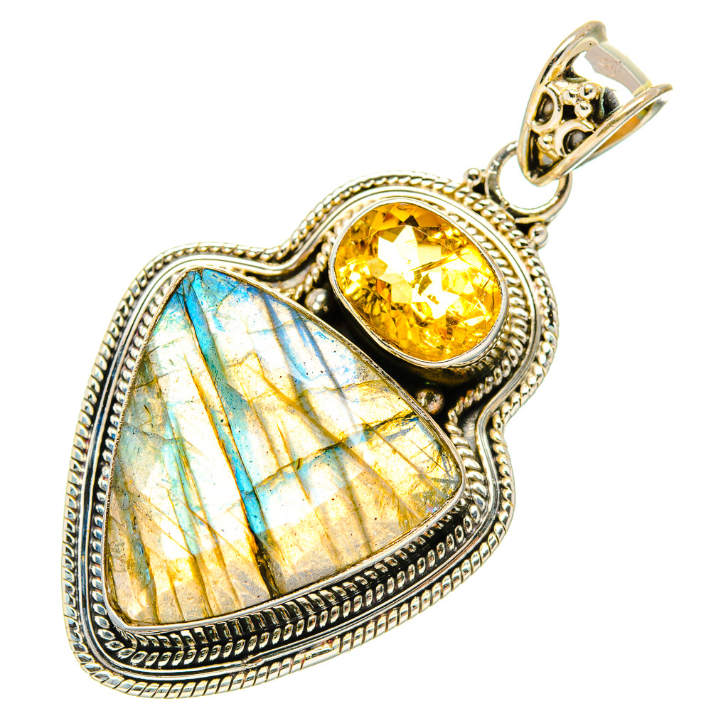 Labradorite Pendants handcrafted by Anasilvercos - PD35156 - Photo 2