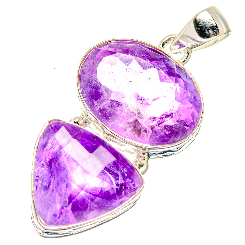 Amethyst Pendants handcrafted by Anasilvercos - PD35157 - Photo 2