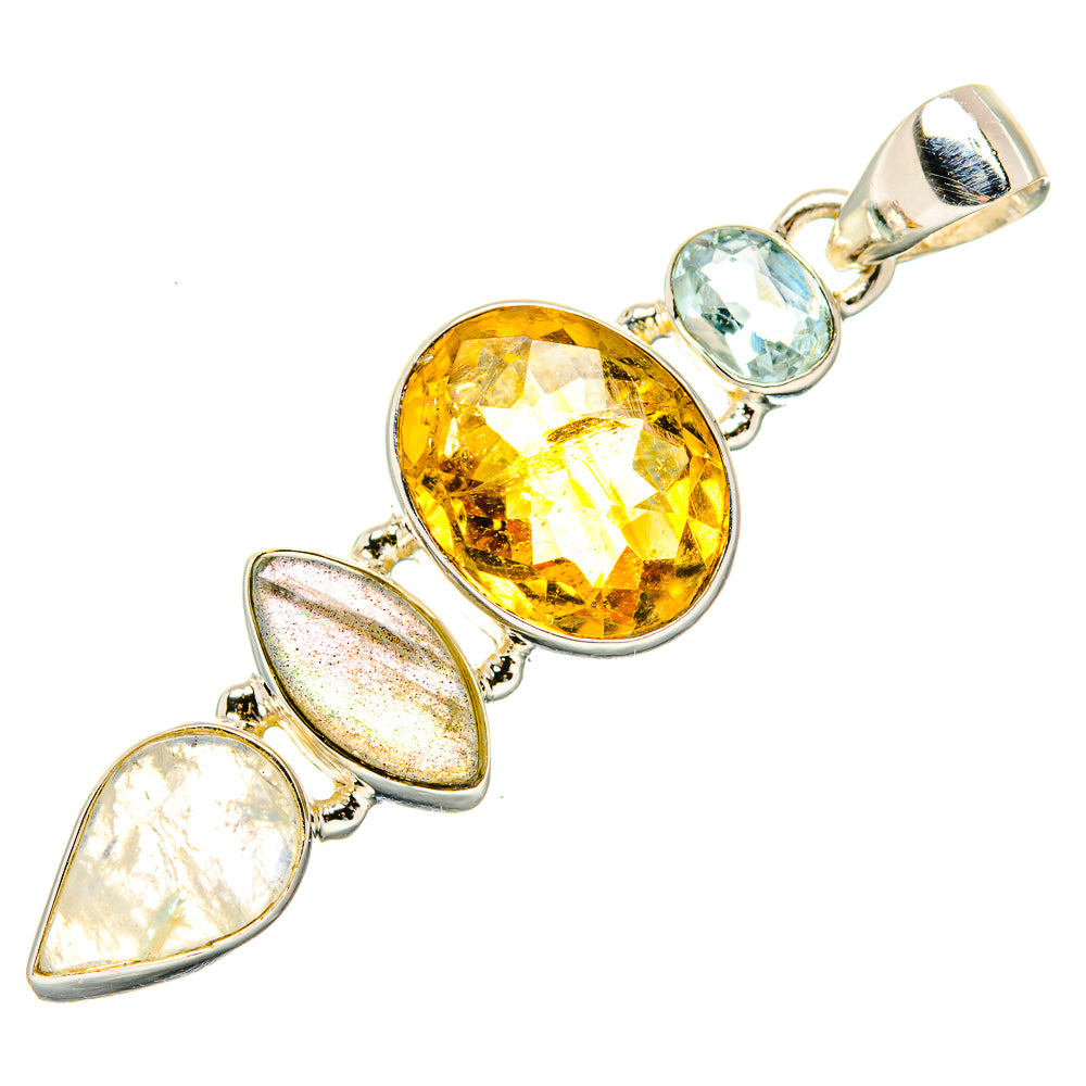 Citrine Pendants handcrafted by Anasilvercos - PD35159 - Photo 2