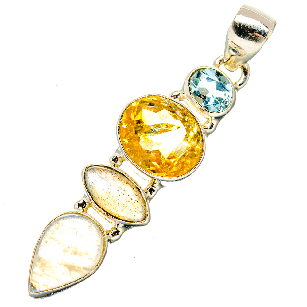 Citrine Pendants handcrafted by Anasilvercos - PD35161 - Photo 2