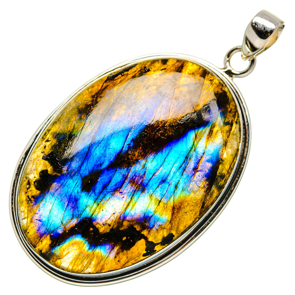 Labradorite Pendants handcrafted by Anasilvercos - PD35162 - Photo 2