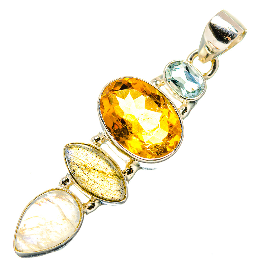 Citrine Pendants handcrafted by Anasilvercos - PD35168 - Photo 2