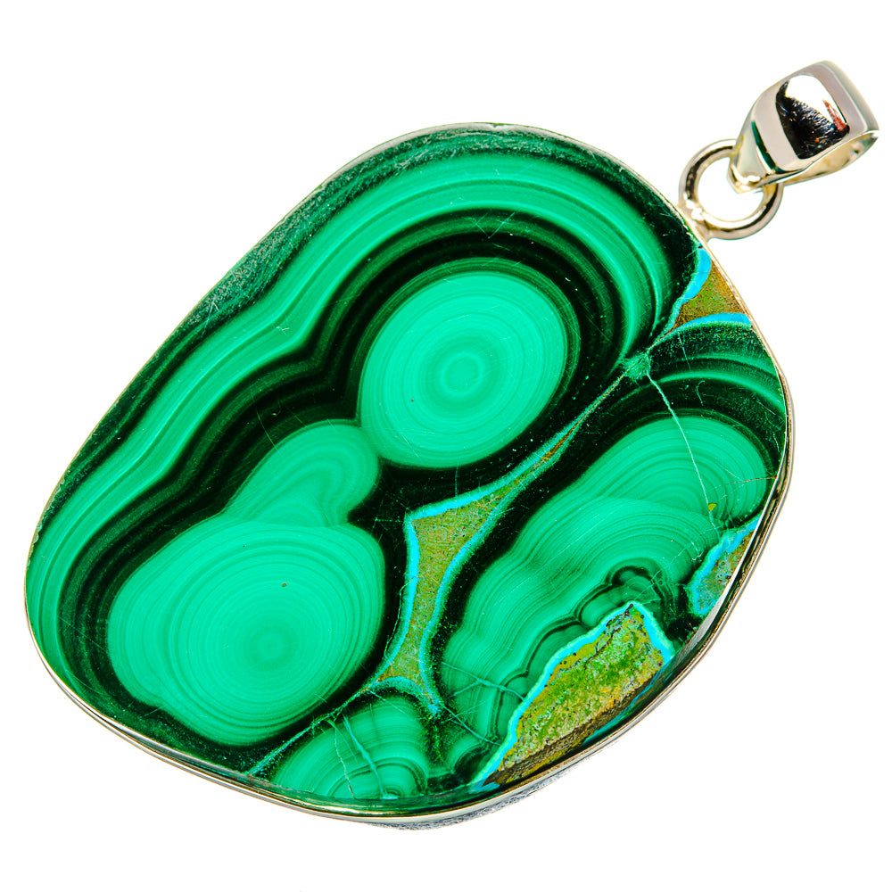 Malachite Pendants handcrafted by Anasilvercos - PD35182 - Photo 2
