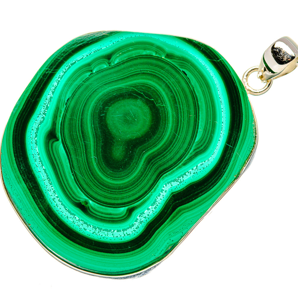 Malachite Pendants handcrafted by Anasilvercos - PD35186 - Photo 2
