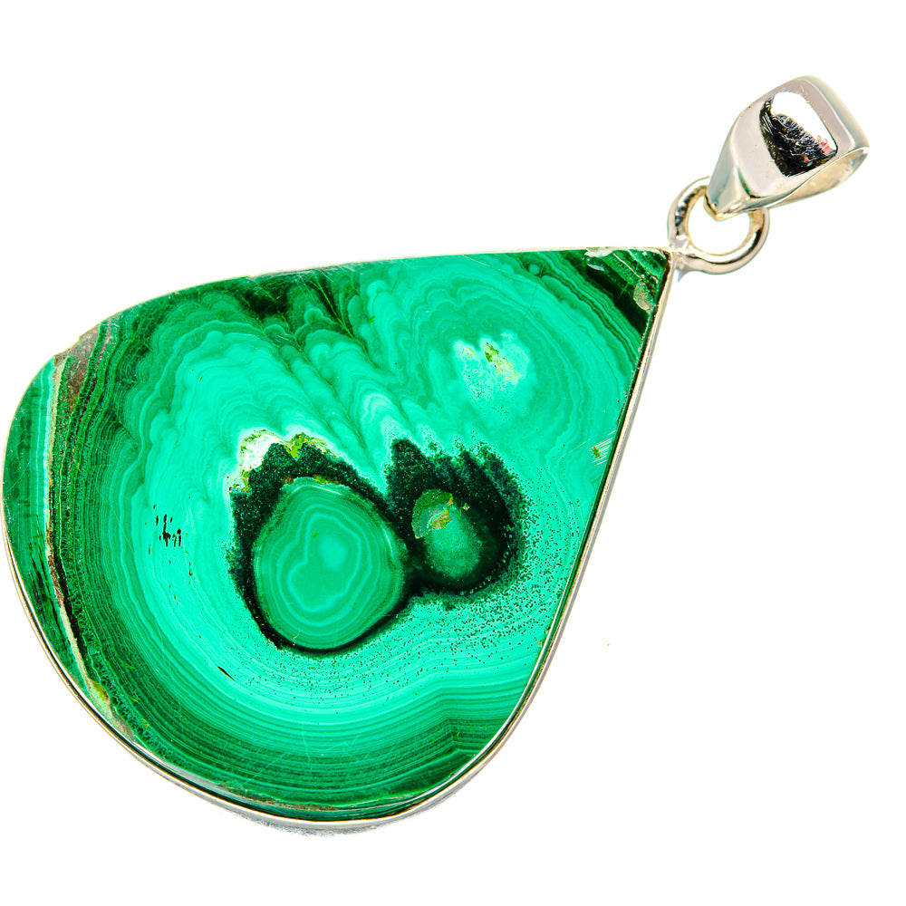Malachite Pendants handcrafted by Anasilvercos - PD35187 - Photo 2