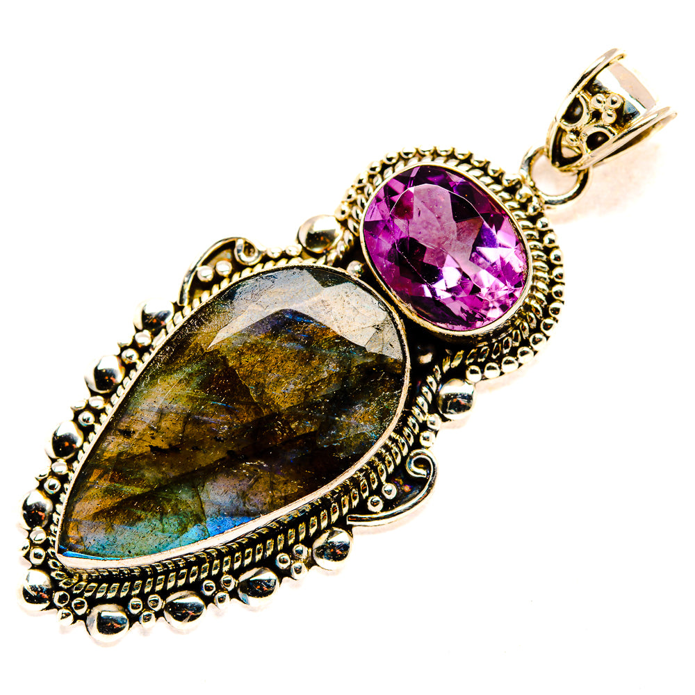 Labradorite Pendants handcrafted by Anasilvercos - PD35194 - Photo 2