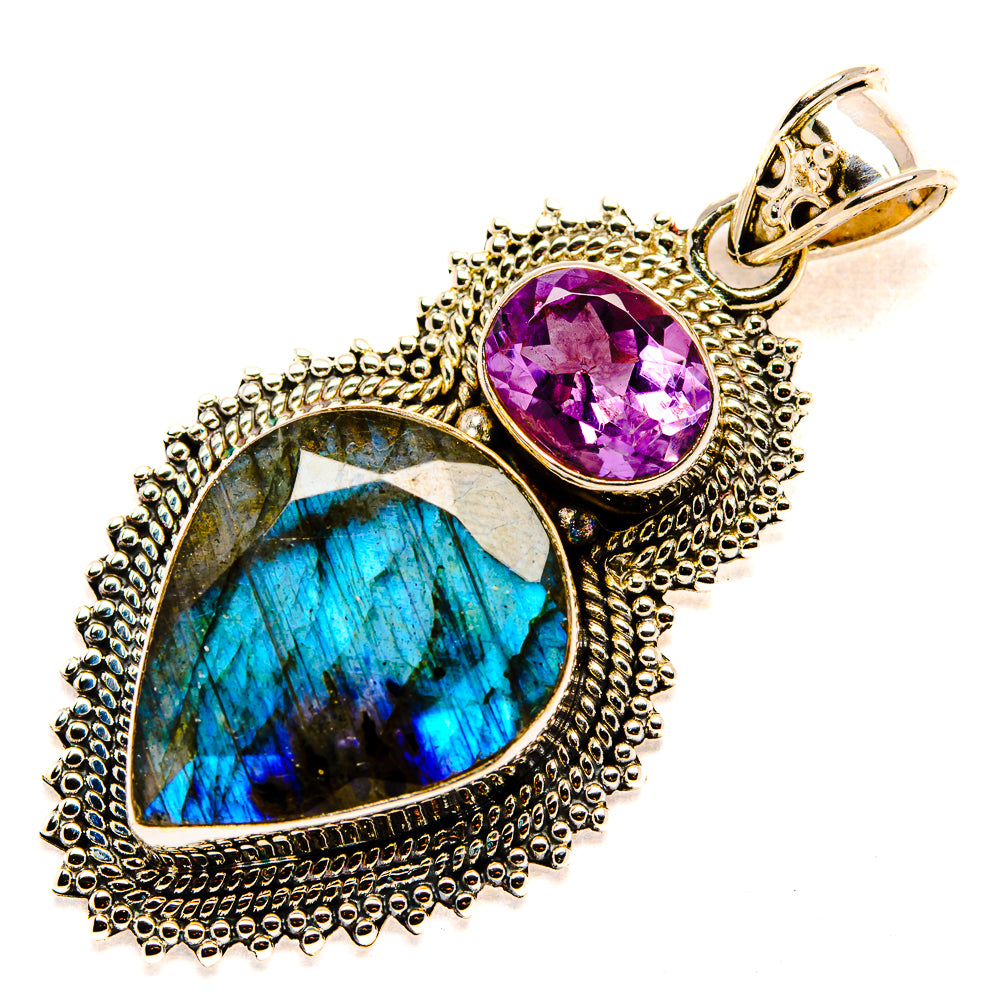 Labradorite Pendants handcrafted by Anasilvercos - PD35195 - Photo 2