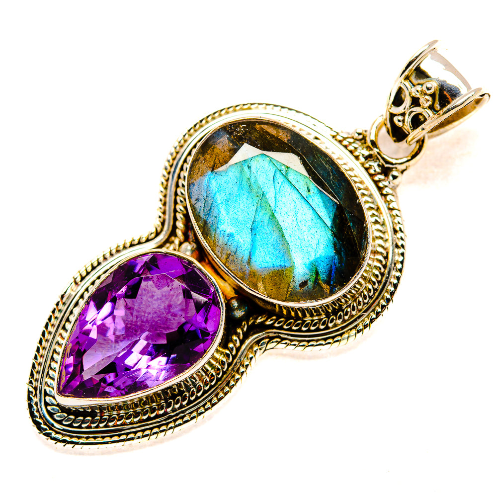 Labradorite Pendants handcrafted by Anasilvercos - PD35196 - Photo 2
