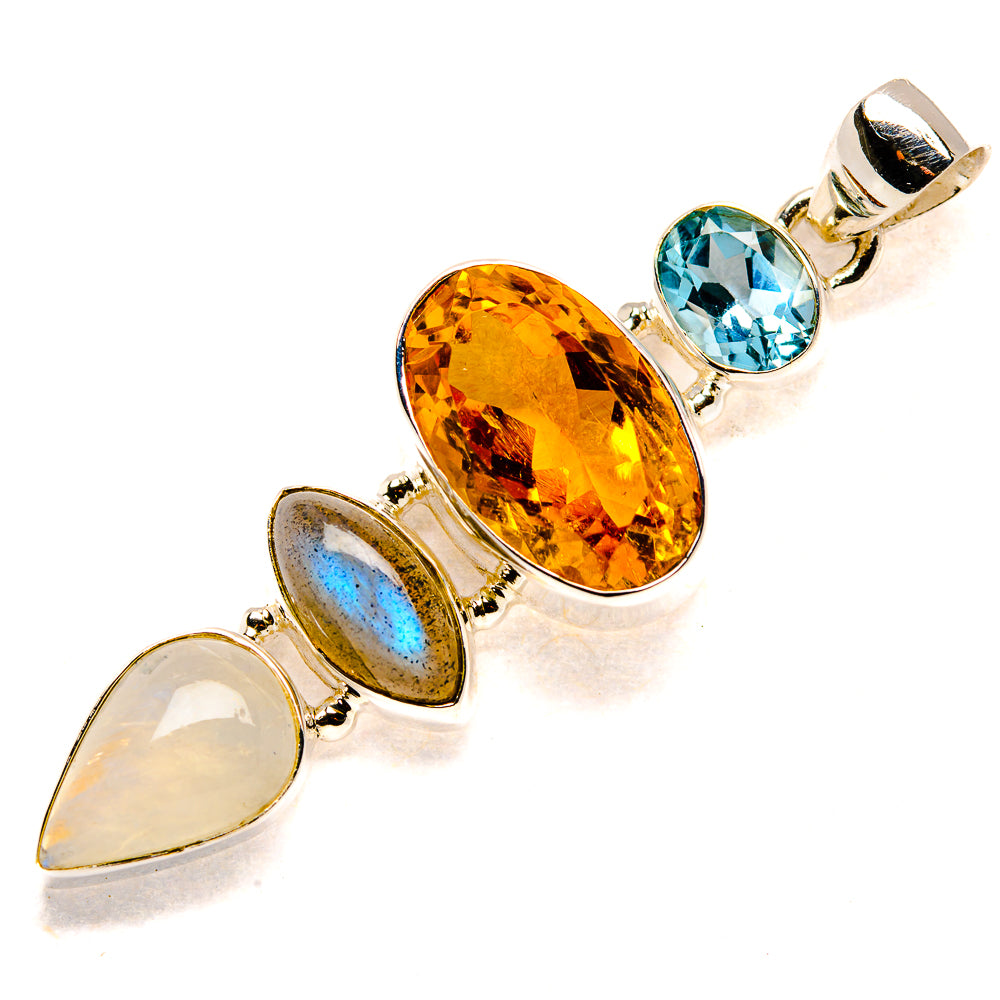 Citrine Pendants handcrafted by Anasilvercos - PD35197 - Photo 2