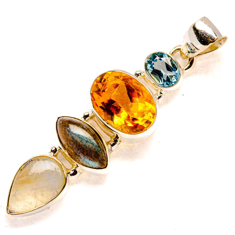 Citrine Pendants handcrafted by Anasilvercos - PD35200 - Photo 2